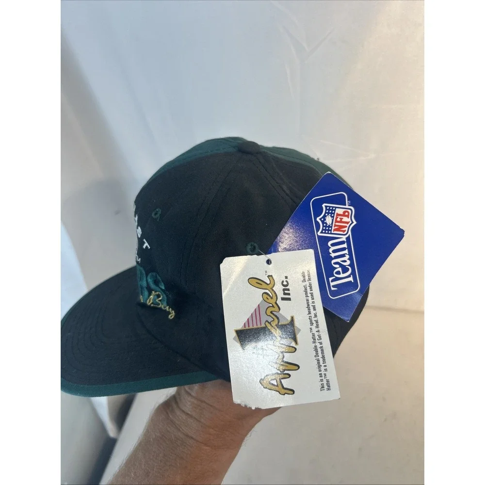 Vintage Rare Reversible Green Bay Packers NFL Hat Double Hatter Number 1 Apparel